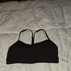 Lululemon Nwts Flow Y Nulu Bra!!! Sz 10 A-C Cup. New Color, Black Plum! Gorgeous